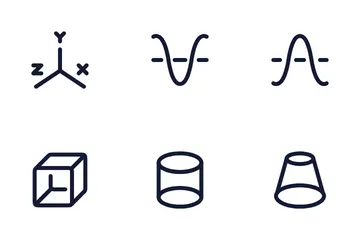 Matemática Pacote de Ícones