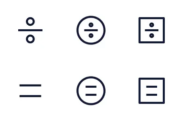 Matemática Pacote de Ícones