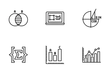 Matemáticas Paquete de Iconos