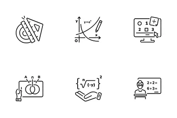 Matemáticas Paquete de Iconos