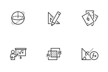 Matemáticas Paquete de Iconos