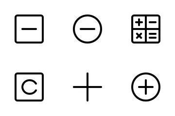 Matemáticas Paquete de Iconos