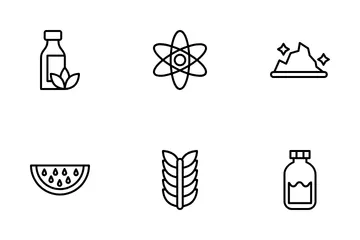 Materia prima Paquete de Iconos