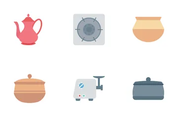 Material de cocina Paquete de Iconos