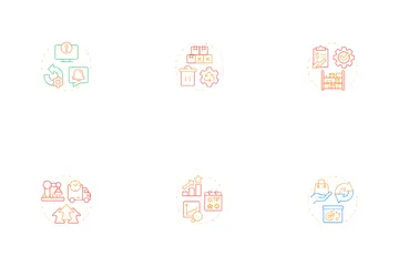 Material Resource Planning Icon Pack