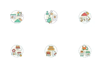 Material Resource Planning Icon Pack