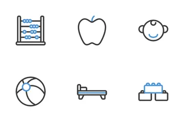 Jardin d'enfants Icon Pack