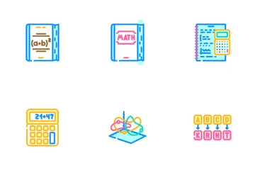 Math Science Education School Icon Pack