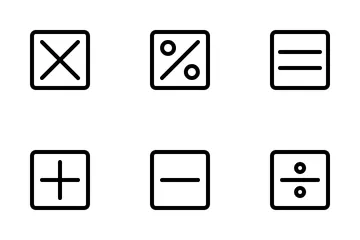 Math Symbol Icon Pack