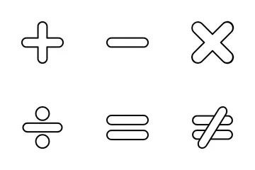 Math Symbol Icon Pack