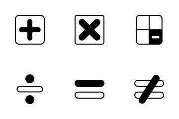 Math Symbol Icon Pack