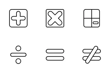 Math Symbol Icon Pack