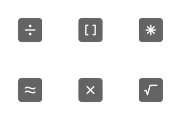 Math Symbols Icon Pack