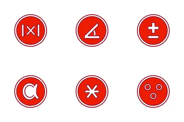 Math Symbols Icon Pack