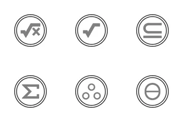 Math Symbols Icon Pack