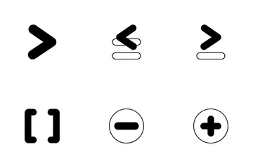 Mathematical Symbol Icon Pack