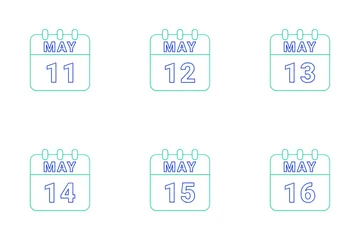 May Date Icon Pack