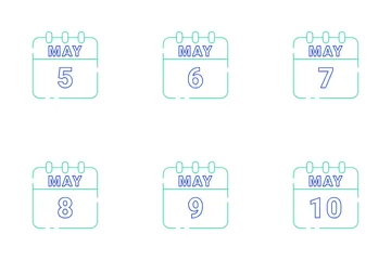 May Date Icon Pack