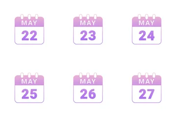 May Date Icon Pack