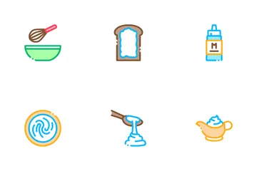 Mayonnaise Spice Sauce Icon Pack