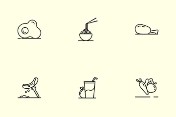Meal And Breakfast Icon Pack