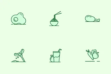 Meal And Breakfast Icon Pack