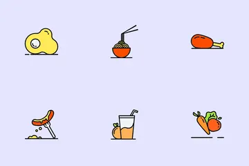 Meal And Breakfast Icon Pack