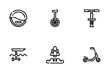 Means Of Transportation Icon Pack