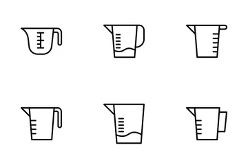 Measuring Cups Icon Pack