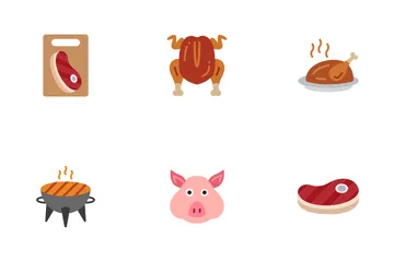 Meat And Butcher Icon Pack
