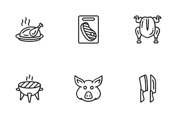 Meat And Butcher Icon Pack
