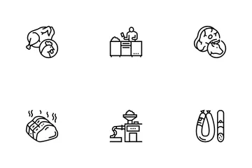 Meat Factory Product Icon Pack
