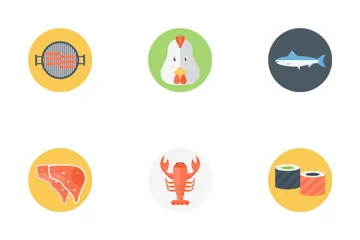 Meats And Fish Icon Pack