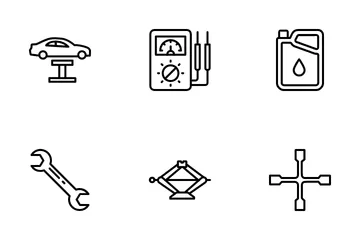 Mechanic & Car Repair Icon Pack