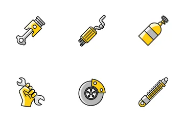 Mechanic Elements Icon Pack