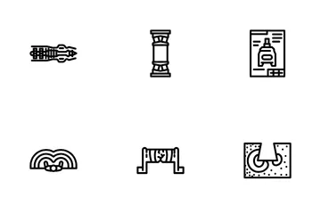 Mechanical Engineer Industry Icon Pack