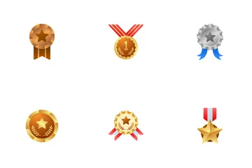 Medal And Badges Icon Pack