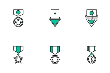 Medalha Pacote de Ícones