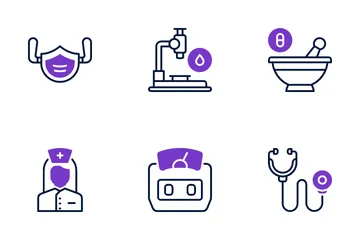 Médecin et hôpital Icon Pack