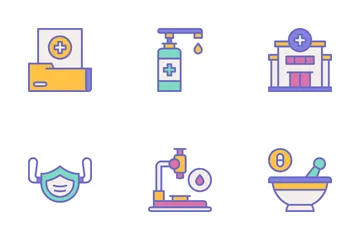 Médecin et hôpital Icon Pack