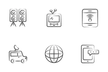 Media And Cinematography Icon Pack