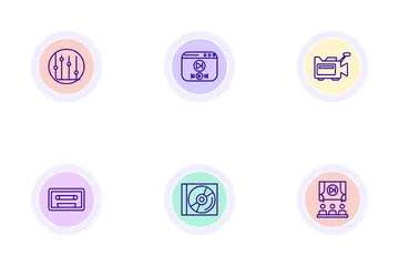 Media And Entertainment Icon Pack