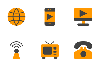 Media & Communication Icon Pack