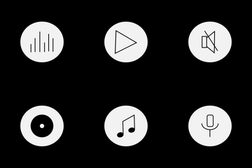 Media Control  Icon Pack