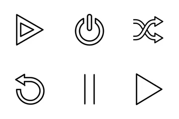 Media Control Icon Pack