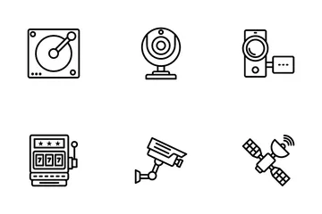 Media Gadgets Icon Pack