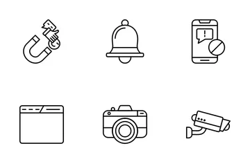 Media Interactions Icon Pack