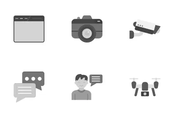 Media Interactions Icon Pack