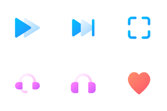 Media Player UI Icon Pack