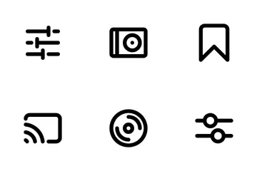 Media Player UI Icon Pack